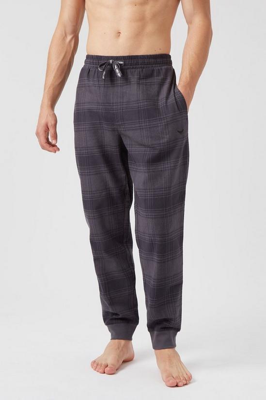 Burton Two Pack Black and Blue Check Bottoms Set 2