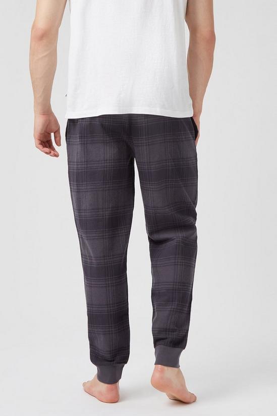 Burton Two Pack Black and Blue Check Bottoms Set 3