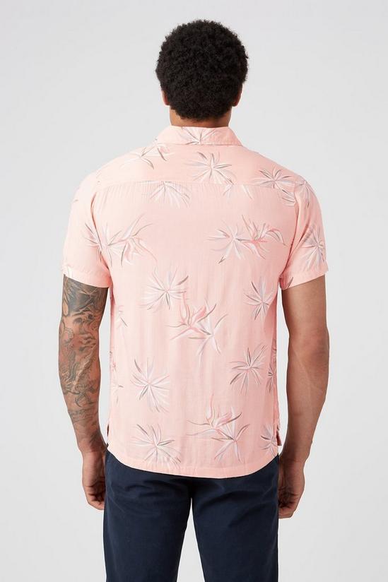 Burton Pink Floral Printed Shirt 3