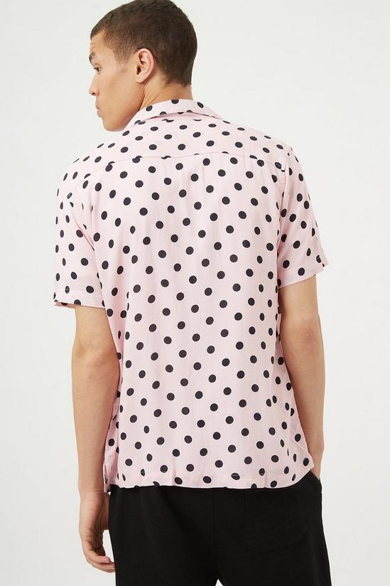 Burton Black Dot Print Pink Shirt 3