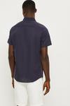 Burton Regular Fit Short Sleeve Linen Blend Shirt thumbnail 3