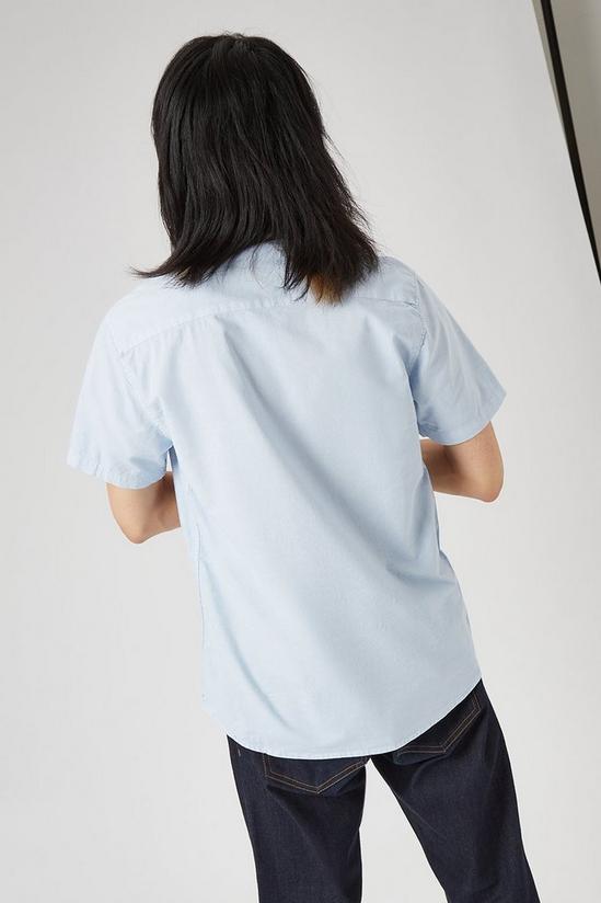 Burton Short Sleeve Garment Dyed Oxford Shirt 3