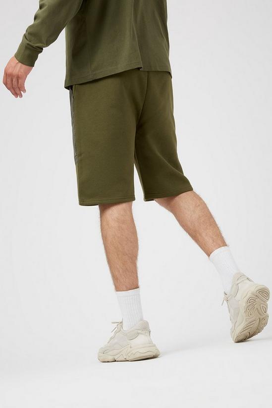 Burton Khaki Nylon Pocket Shorts 3