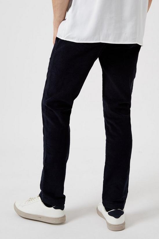 Burton Black Cord Trousers 3