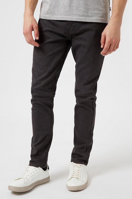 Burton Charcoal Cord Trousers 2