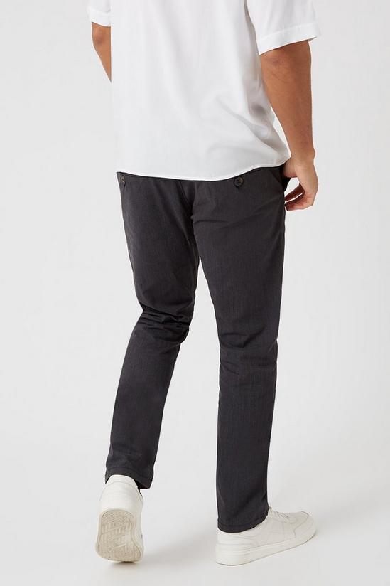 Burton Grey Chino Trousers 3