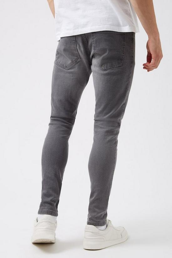 Burton Skinny Washed Grey Jeans 3