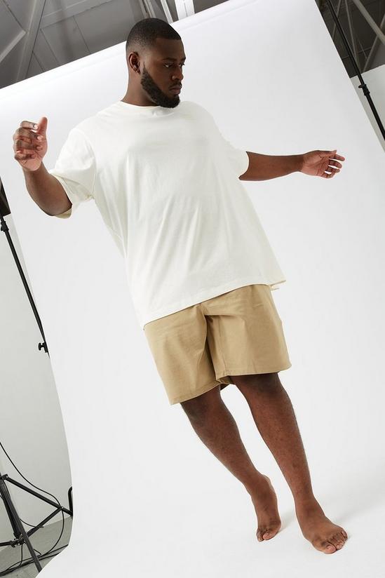 Burton Plus and Tall Oversized Stone Tee And Shorts 2
