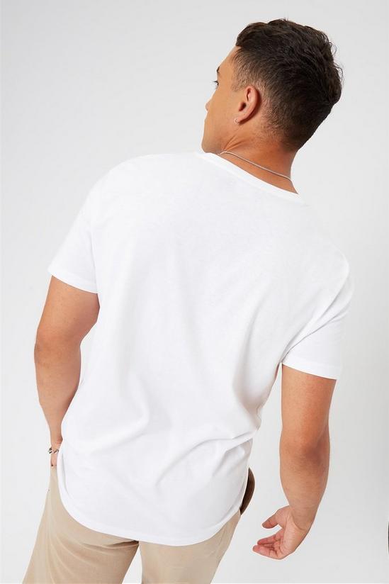 Burton 7 Pack White Slim Fit 7 T-Shirts 3