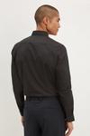 Burton Black Slim Fit Long Sleeve Easy Iron Shirt thumbnail 3