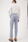 Burton Blue Basketweave Slim Fit Suit Trouser thumbnail 3