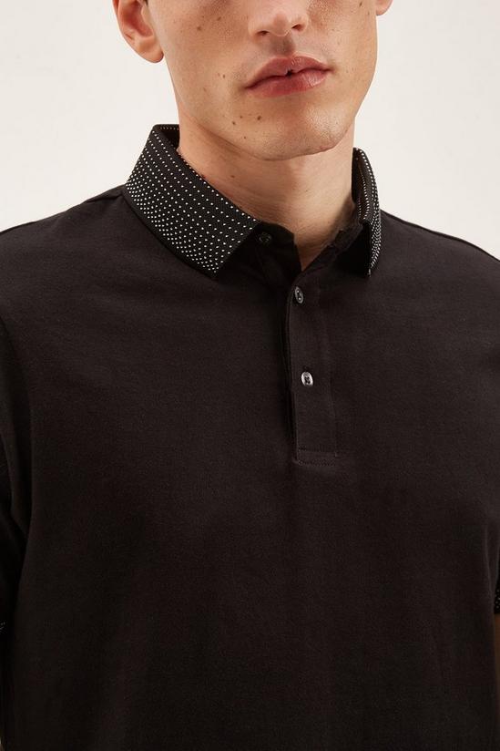 Burton Jacquard Collar Polo Shirt 4