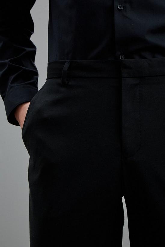 Burton Slim Fit Black Smart Trousers 4