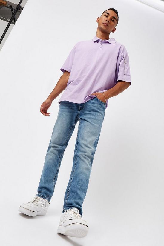 Burton Relaxed Fit Zip Arm Pocket Polo 2