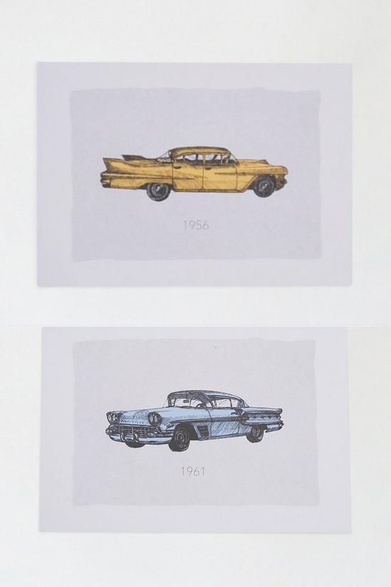 Burton Wall Art Two Pack Vintage Cars 1