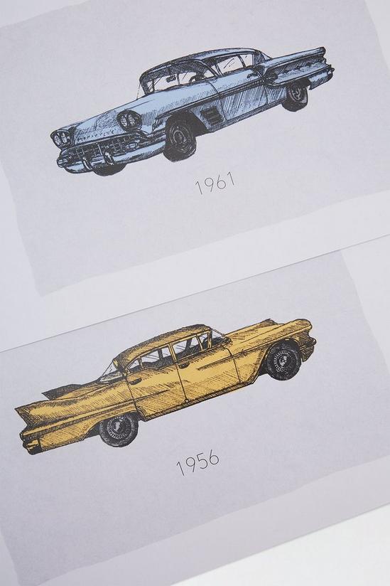 Burton Wall Art Two Pack Vintage Cars 3