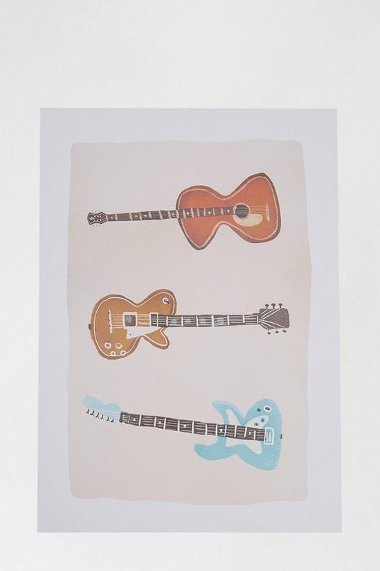 Burton Wall Art Guitar Print A3 1
