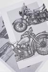 Burton Wall Art Two Pack Car And Motorbike A4 thumbnail 3