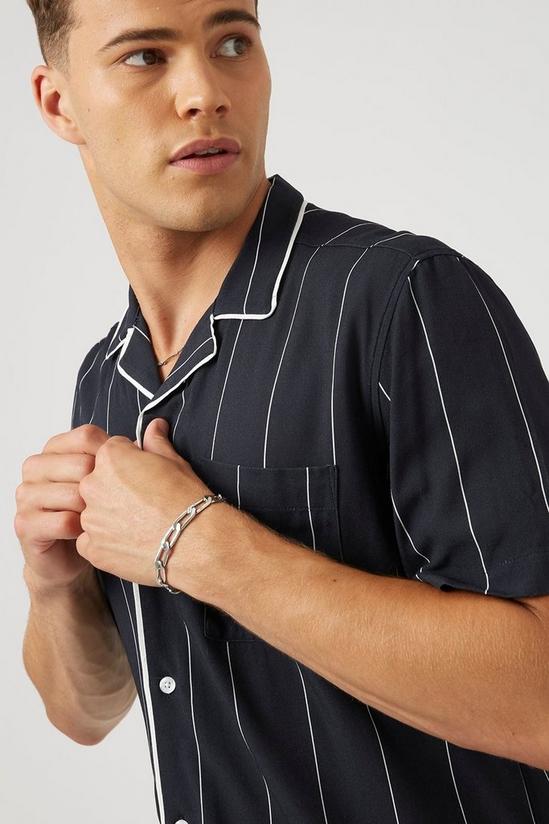 Burton Stripe Shirt With Tipping Detail 4