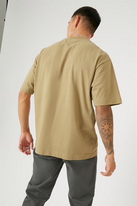 Burton Relaxed Fit Brown Mb Print T-shirt 3