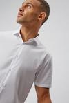 Burton Short Sleeve White Tailored Fit Shirt thumbnail 4