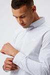 Burton Tailored Fit White Geo Shirt thumbnail 4