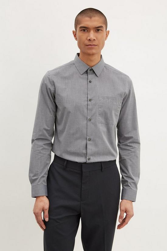 Burton Slim Fit Textured Shirt 1