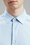 Burton Blue Textured Slim Fit Shirt thumbnail 4