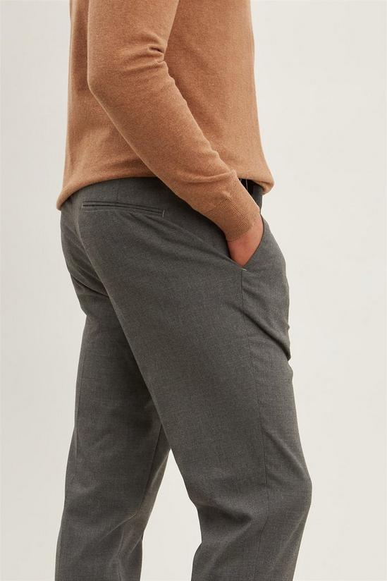 Burton Skinny Fit Light Grey Smart Trousers 4