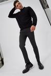 Burton Skinny Fit Charcoal Smart Trousers thumbnail 1