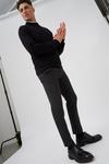 Burton Skinny Fit Charcoal Smart Trousers thumbnail 2
