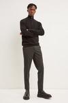 Burton Skinny Fit Charcoal Smart Trousers thumbnail 2