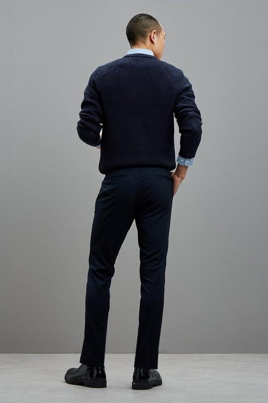 Burton Super Skinny Fit Navy Smart Trousers 3