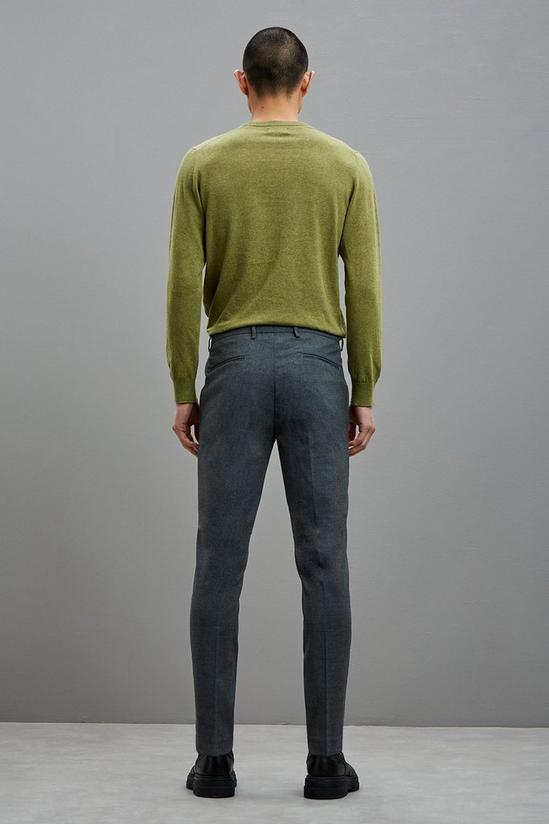 Burton Super Skinny Fit Grey Smart Trousers 3