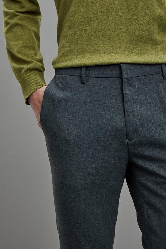 Burton Super Skinny Fit Grey Smart Trousers 4