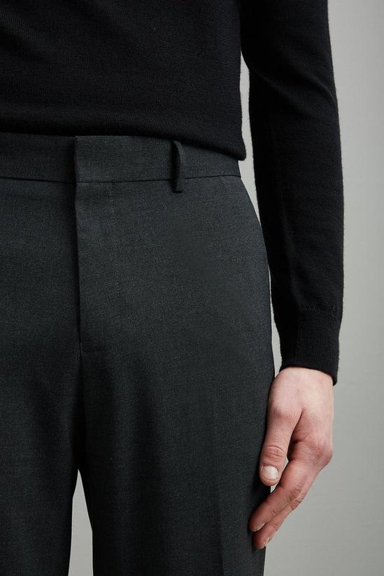 Burton Regular Fit Charcoal Smart Trousers 4