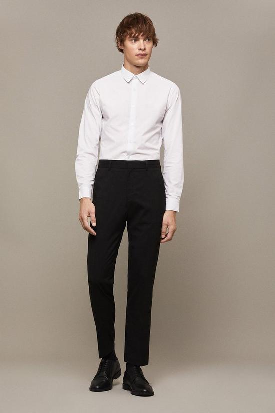 Burton Skinny Fit Black Smart Trousers 2