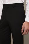 Burton Skinny Fit Black Smart Trousers thumbnail 4