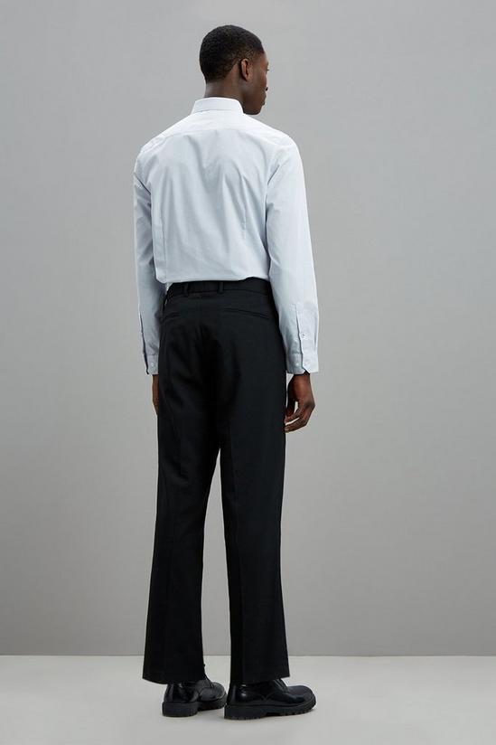 Burton Regular Fit Black Smart Trousers 3
