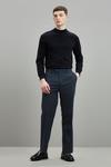 Burton Tapered Fit Navy Smart Trousers thumbnail 2