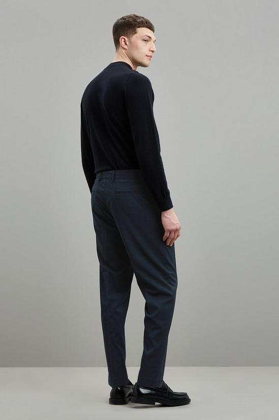 Burton Tapered Fit Navy Smart Trousers 3