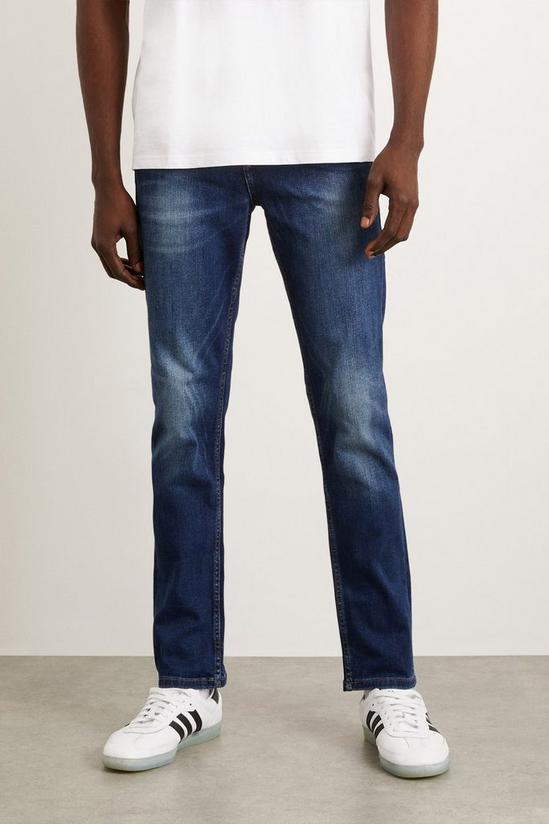 Burton Slim Fit Mid Blue Jeans 2