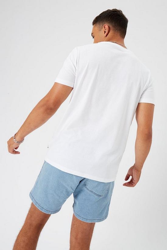 Burton 7 Pack White Mixed Slim Fit T-Shirt 3
