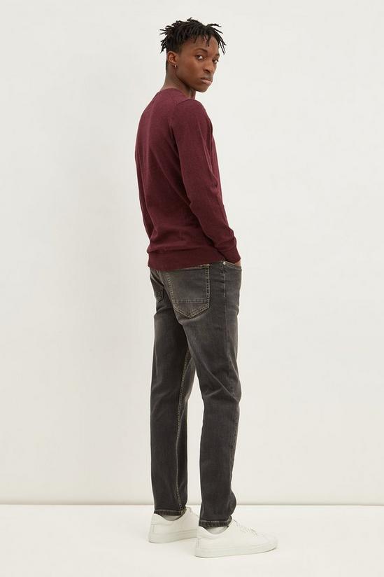 Burton Slim Fit Mid Grey Wash Jeans 3