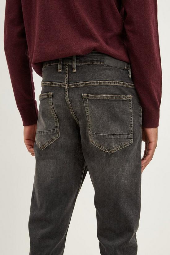 Burton Slim Fit Mid Grey Wash Jeans 4