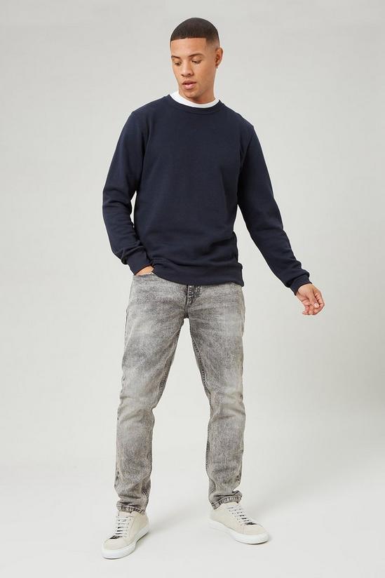 Burton Slim Light Grey Wash Jeans 1
