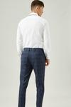 Burton Skinny Crop Fit Blue Check Trousers thumbnail 3
