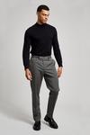 Burton Grey Pinstripe Slim Fit Suit Trouser thumbnail 1