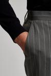 Burton Grey Pinstripe Slim Fit Suit Trouser thumbnail 4