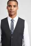Burton Tailored Fit Charcoal Essential Waistcoat thumbnail 5